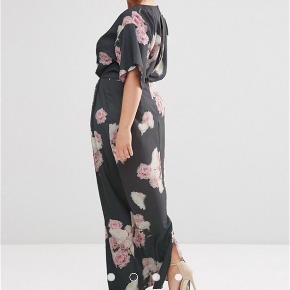 ASOS Curve Dresses & Skirts - ASOS CURVE SALON Spaced Floral Maxi Dress …